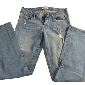 Bullhead | Denim Jeans 11R Distressed Torn Light Wash Stretchy